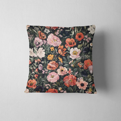 Persephone Floral Reversible Pillow Cover