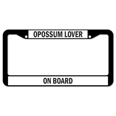Cadre en plaque Opossum Lover