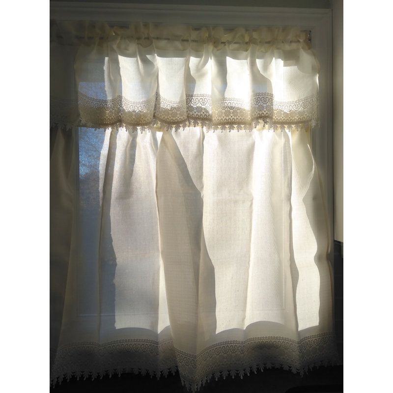 Rideau de cuisine Duncanville, Beige