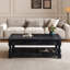 Table basse à plateau relevable avec tablette fixe Farmhouse