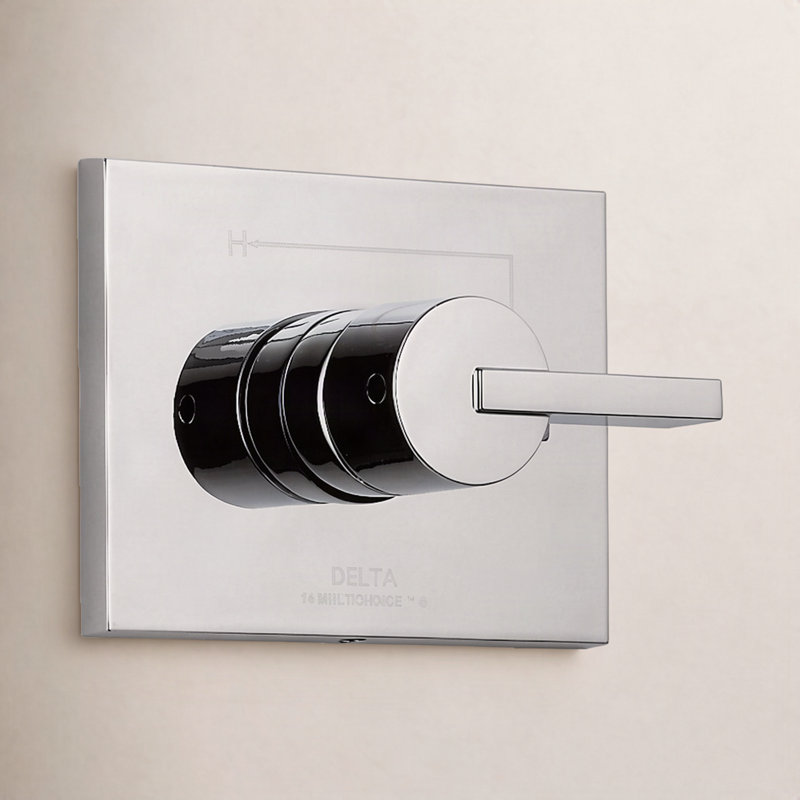 Garniture de robinet avec poignées levier Vero, Chrome chrome