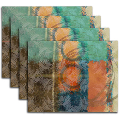 Napperon abstrait en polyester