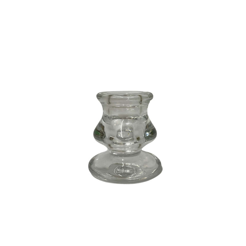 Glass Tabletop Candlestick