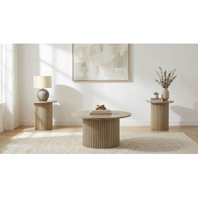 Ensemble de 3 tables basses et tables de bout Wanesha