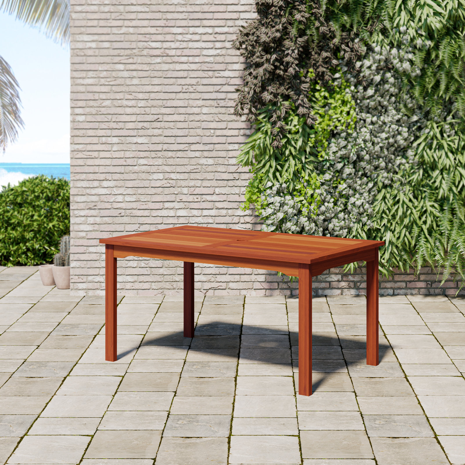 Alyisa 59'' Outdoor Dining Table