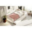 Lit de jour rembourré simple TG avec ceinture et gigogne à DEL, beige-1946066956