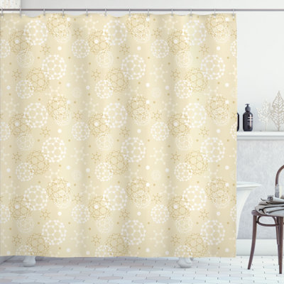 Shower Curtain with Hooks Included