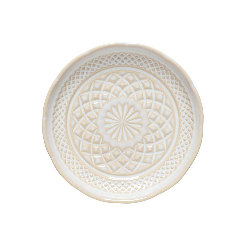 Cristal Handmade Stoneware Appetizer Plate