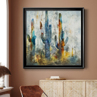 «Saguaro Forest», reproduction d'art sur toile encadrée