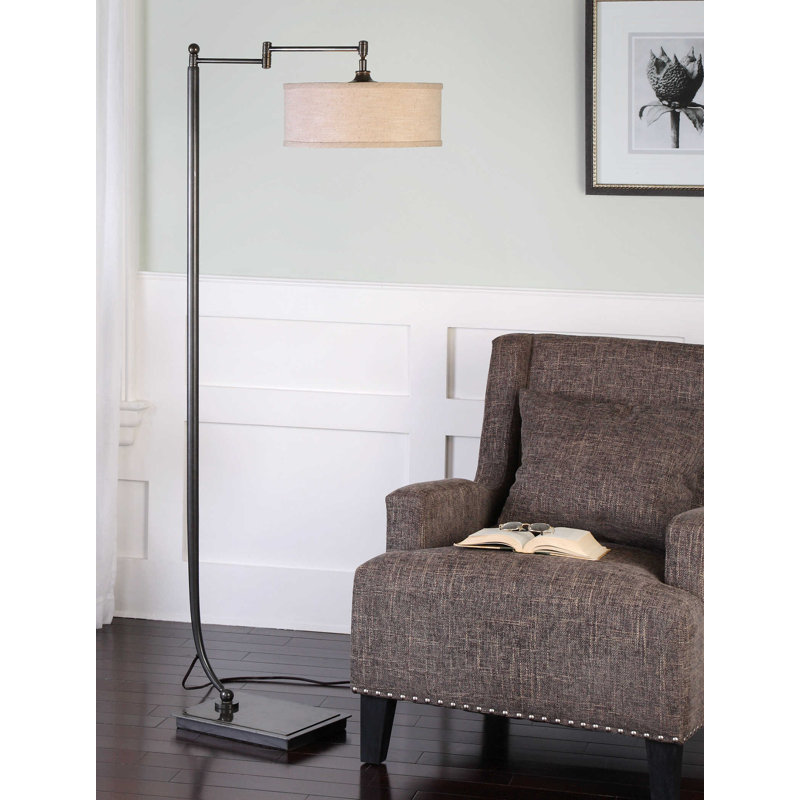 62" Swing Arm Floor Lamp