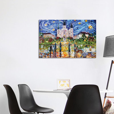 Jackson Square by Karen Tarlton - Wrapped Canvas Painting