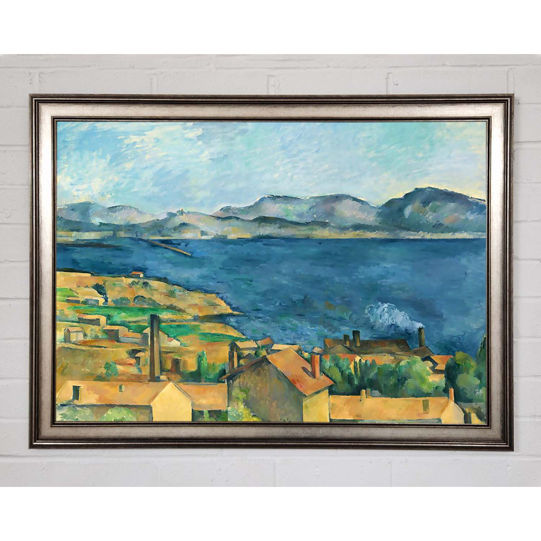 Cezanne die Bucht von Marseille - Einzelner Bilderrahmen Kunstdrucke