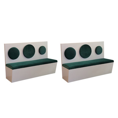 Banc de bar en tissu de polyester
