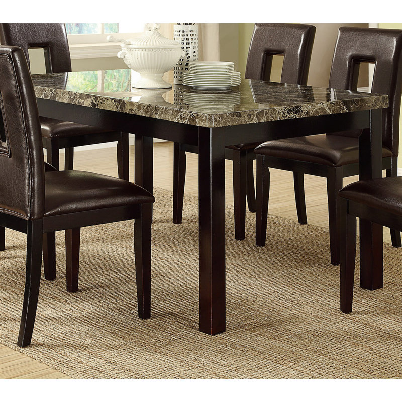 Faux Marble Top Dining Table, Dining Room Table