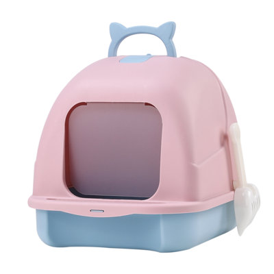 Bay Fully Enclosed Large Cat Litter Box