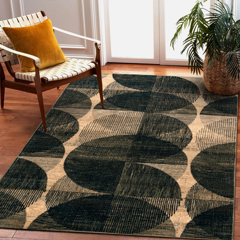 Ava Oriental Wool Area Rug, Rectangular 170 x 235cm