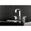 Robinet pour salle de bain espacé fauceture Meridian-55167876