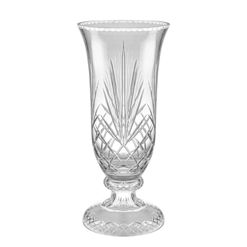 Majestic Glass Table Vase, 18" H x 8.25" W x 8.25" D