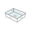 Neorest® Cotton Rectangular Vessel Bathroom Sink