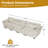 Reversible Modular Corner Sectional,Upholstered Corduroy Sectional,Couch for Bedroom,Small Space,Apartment-1619256862-1619256930-1619256860