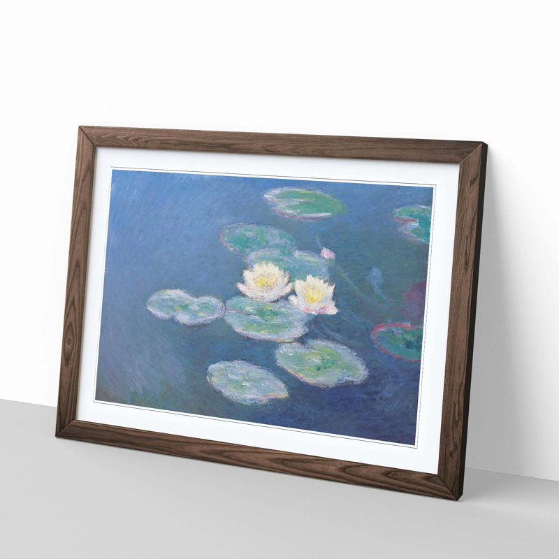Claude Monet - Single Picture Frame Painting, Walnut