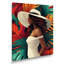  «Tropical African American Woman In Paradise II», décoration murale femme Pop Art-136038107-106106213