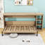Lit escamotable en bois avec tablettes intégrées-2060741104-2062269899