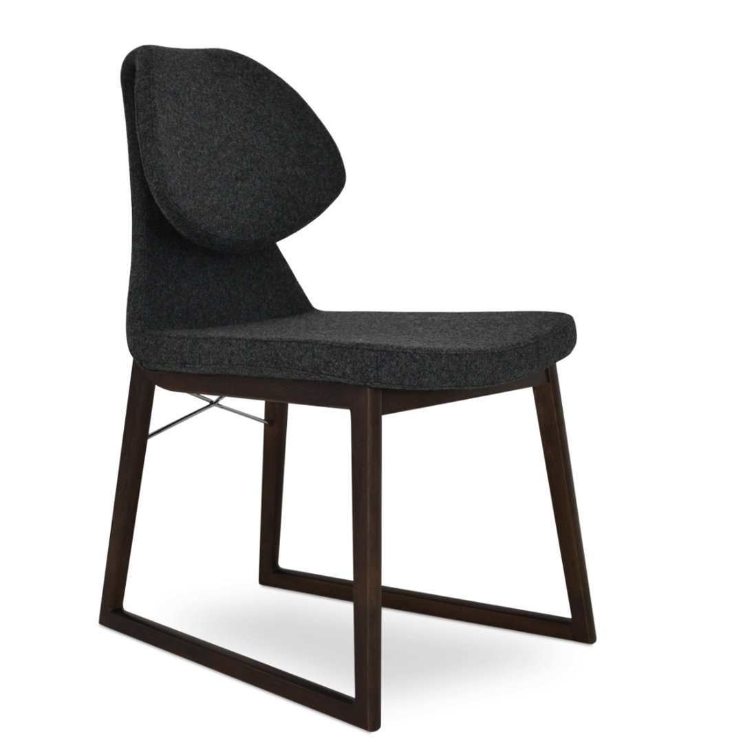 Gakko Wood Slide Chair sohoConcept Upholstery 