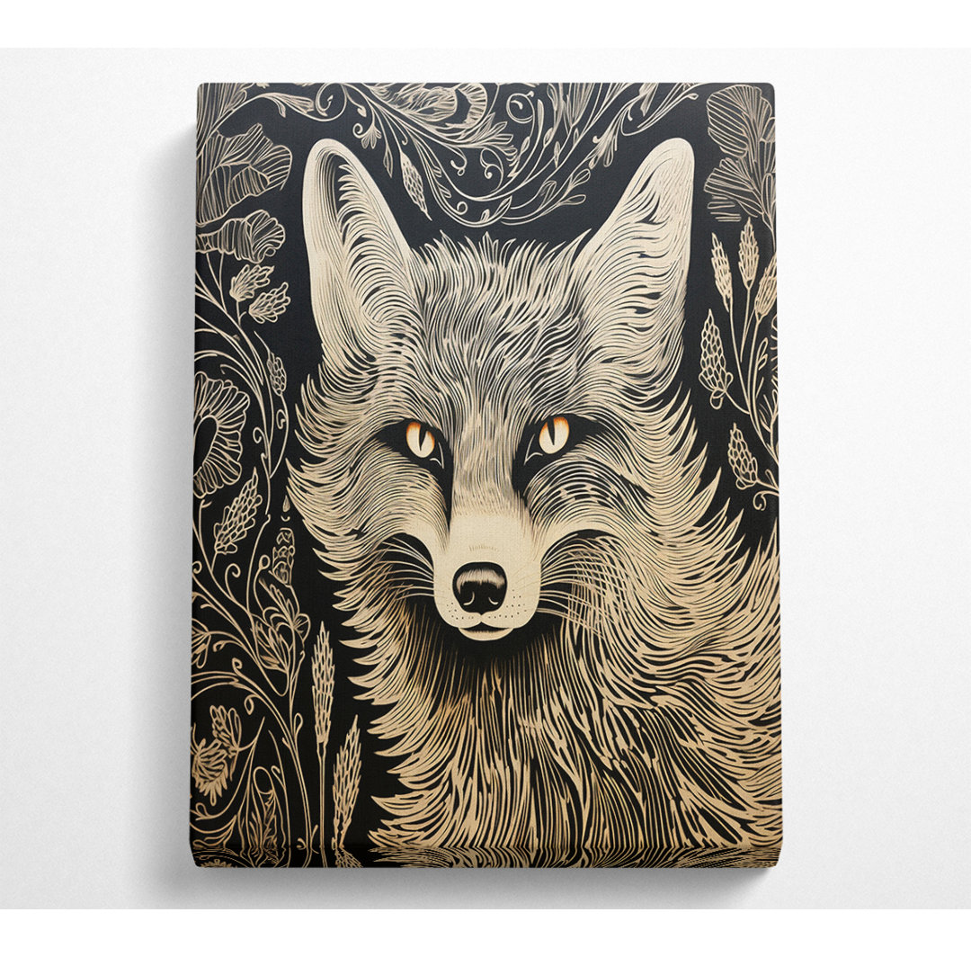 Fox Glow - Kunstdrucke auf Leinwand - Wrapped Canvas