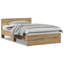 Bed Frame With Headboard Old Wood Solid Pine Wood-926814017-926814047