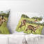 Coussin lombaire en herbe antilope waterbuck africain