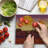 Ambesonne Outer Space Cutting Board Large Size Planetary Graphic Dried Rose Marigold