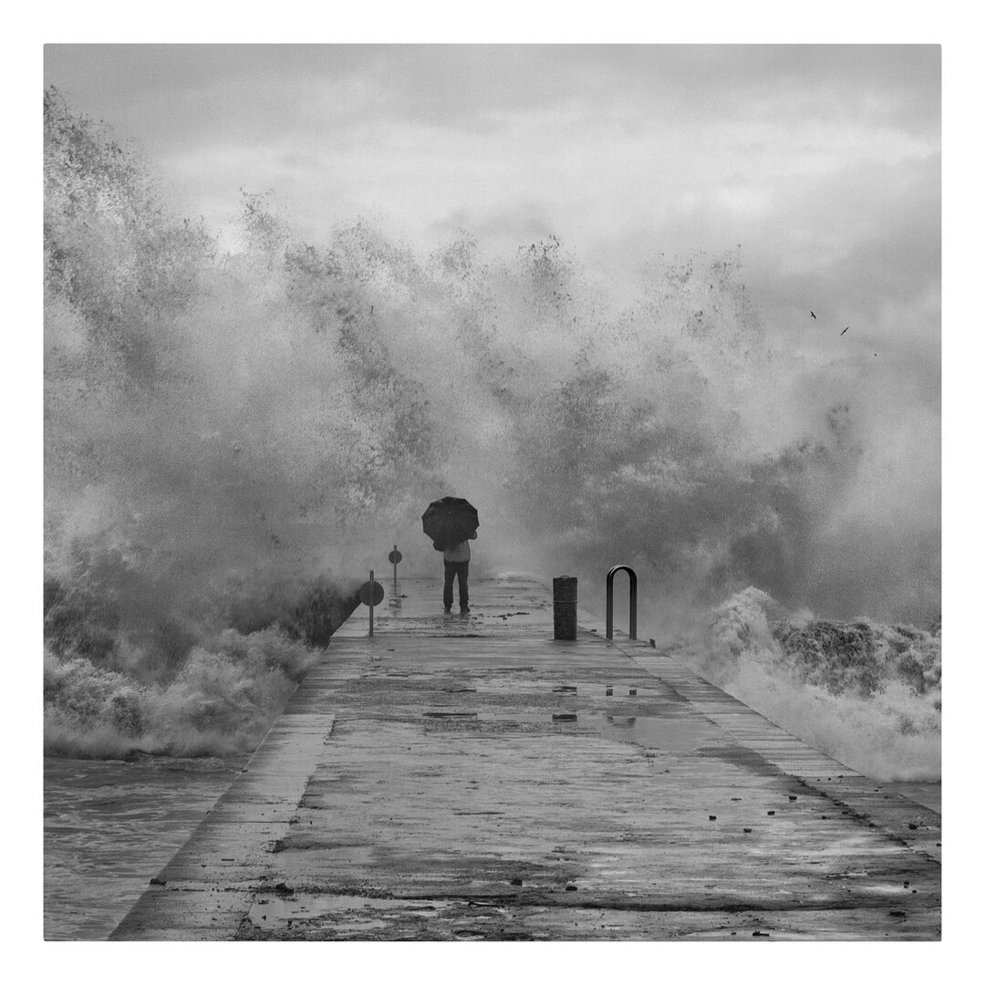 Leinwandbild - Tosendes Meer