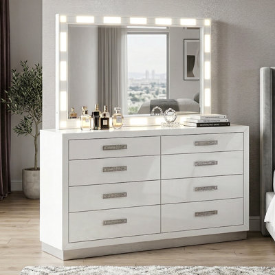 Commode 8 tiroirs Vannida