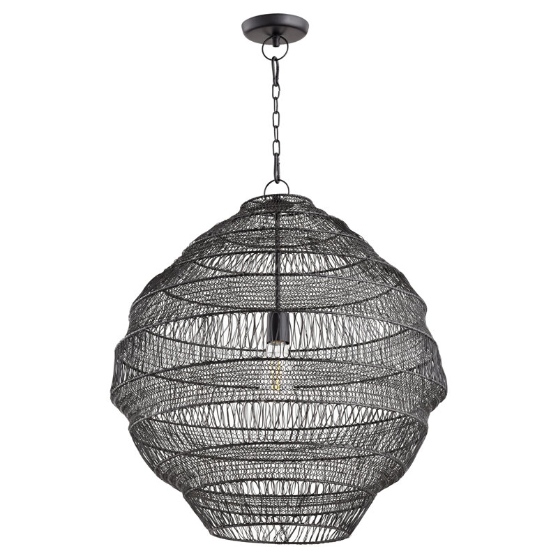 23" MARLEY PENDANT - Charcoal