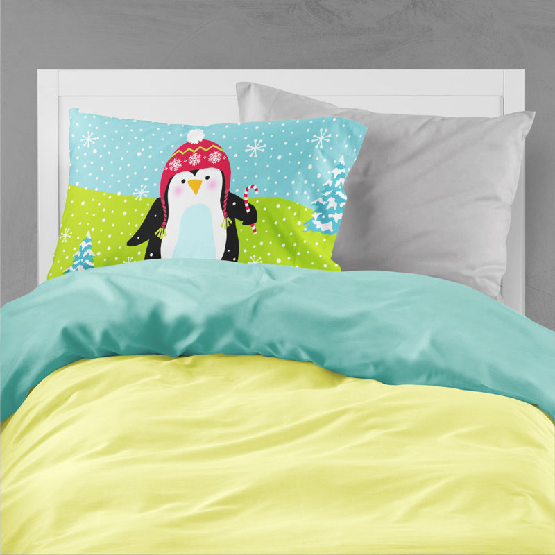 Taie d’oreiller pingouin happy