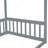 Canopy Frame Floor Bed With Fence, Guardrails-1149976056-1149976058