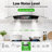 BRANO 30 Inch Wall Mount Range Hood 900 CFM, Stainless Steel Kitchen Vent Hood with Voice/Gesture/Touch Control, 4-Speed Exhaust Fan, Adjustable Chimney & Dishwasher-Safe Filters