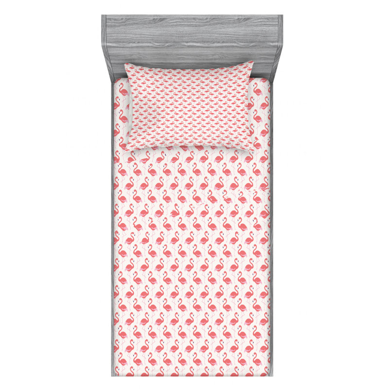 Microfiber Sheet Set, Twin Sheet Set with Fitted Sheet