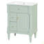 Meuble-lavabo sur pied 24 po avec lavabo, armoire de salle de bain autoportante avec tiroir rabattable et tablette réglable 24 po-618445161-618445164-618445159