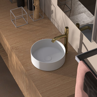 Lavabo vasque circulaire 15 po