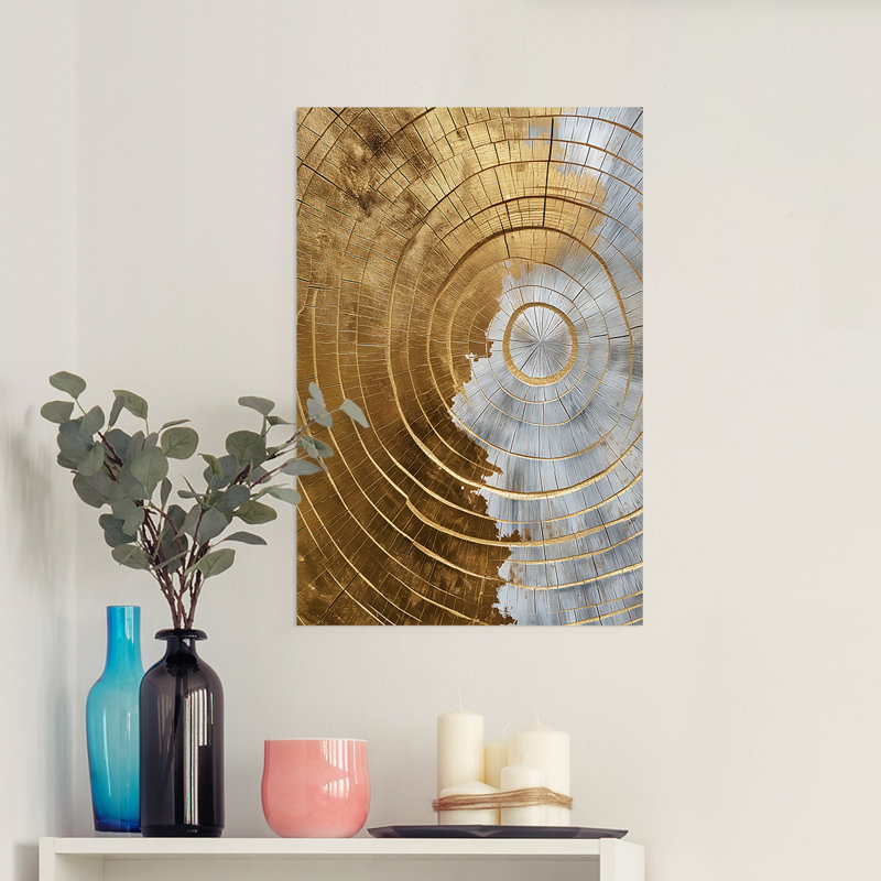 Série ABSTRACT CLVI - Impression sur toile seulement - NON CADRE, H 18 po x l 12 po