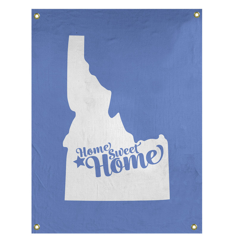 Tapisserie murale boise doux pour la maison, H 36 po x l 26 po, Bleu