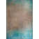 Tapis turquoise / beige Paquette