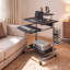 Chariot d'ordinateur compact avec rangement