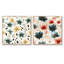 Ouillet - Ensemble de 2 collages carrés botaniques abstraits-101849100-101849103