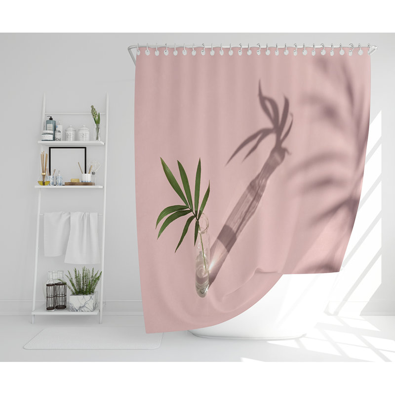Elizabet 13 Piece Polyester Shower Curtain Set