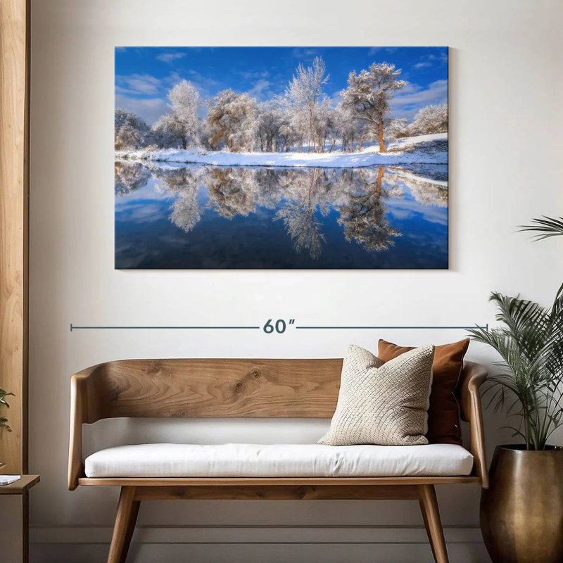 Alvord Frosted Trees, 32" H x 48" W
