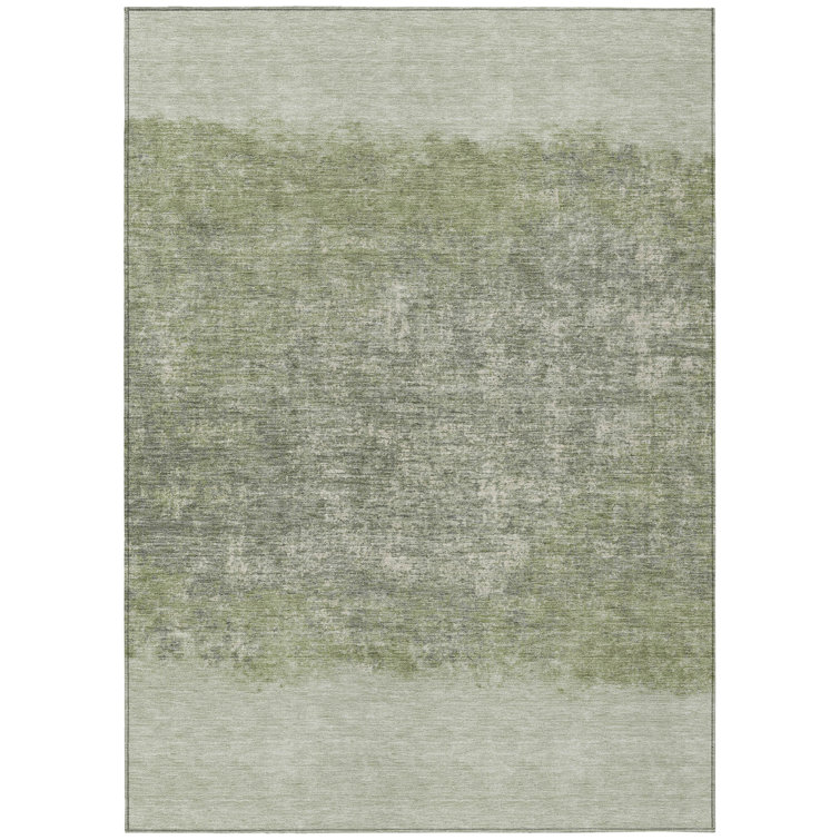 Machine Washable Indoor/Outdoor Eden ACN2214 Striped Rug