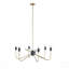 Lustre en métal 6 lumières